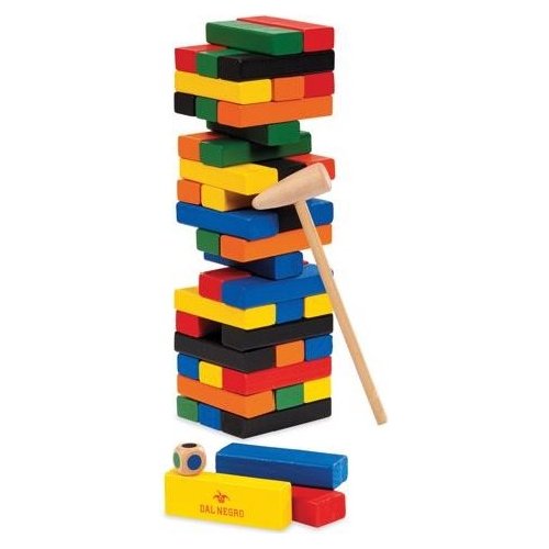 Gioco Dal Negro 53976 Torre Colorata con Martello gioco