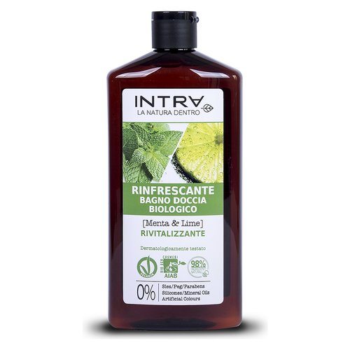 Intra Menta & Lime Bagno Doccia Biologico Rinfrescante 400ml
