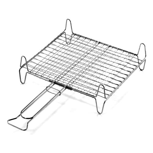 Griglia barbecue Ompagrill A13540 rete doppia con piedi