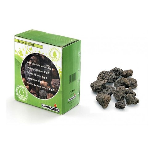 Roccia lavica Ompagrill GAS OPT 3009 per cucine e barbecue a gas