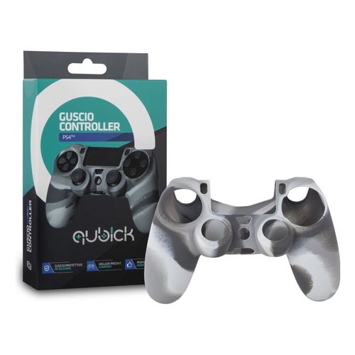 Cover gamepad Qubick ACP40102 PLAYSTATION 4 Guscio Silicone Camo