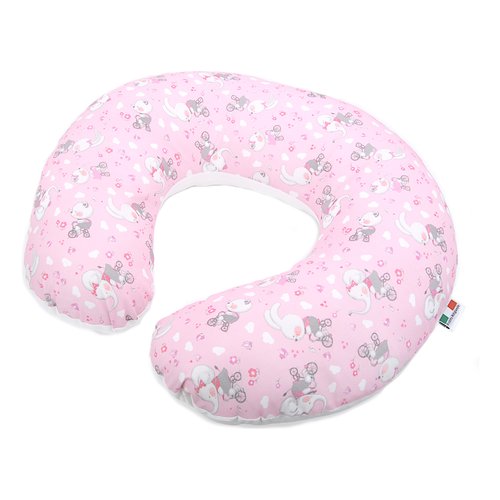 Cuscino allattamento Baby Idea 5802ERS KIKKA Elefanti rosa