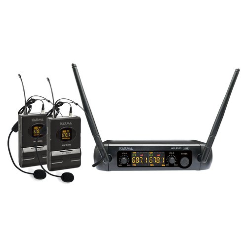 Kit microfoni Karma SET 8202LAV Ad Archetto Black