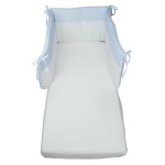 Paracolpi lettino Baby Idea P 260AZ 3 Lati Stelle azzurro
