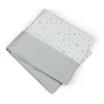 Copripiumino lettino Baby Idea 601 GR STELLE Grigio