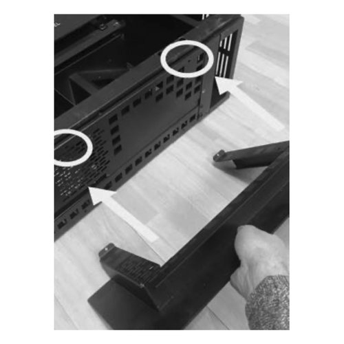 Supporto stufa Cadel 5019005 piedistallo estetico per Grace Black