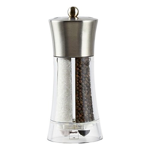 Macina sale Bisetti 8310 2 in 1 Dual Big Cromo spazzolato