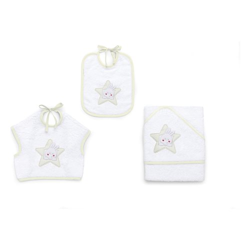 Set bavaglini Italbaby 15 5020 206 STAR Avorio