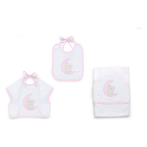 Set bavaglini Italbaby 15 5020 401 MOON Rosa