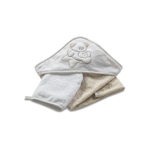 Set asciugamani Italbaby 050 4150 376 SWEET Spugna Avorio