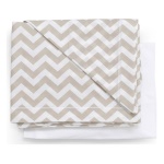 Set lenzuola lettino Italbaby 020 1006 004 ZIG ZAG Completo Tortora