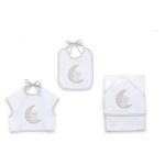 Set bavaglini Italbaby 15 5020 408 MOON Grey