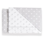 Set lenzuola lettino Italbaby 020 1005 004 POIS Completo Grey