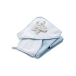 Set asciugamani Italbaby 050 4150 372 SWEET Spugna Azzurro