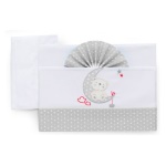 Set lenzuola lettino Italbaby 15 2010 408 MOON Completo Grey