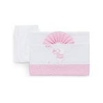 Italbaby - Lenzuola carrozzina Italbaby 15.3010.101 Bear Set culla 3 pz