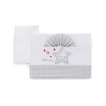 Italbaby - Lenzuola carrozzina Italbaby 15.3010.208 Star Set culla 3 pz