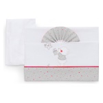 Set lenzuola culla Italbaby 15 3010 108 BEAR Grey