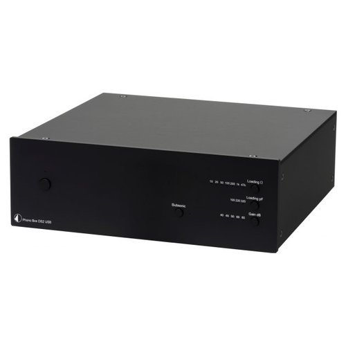 Stadio PHONO BOX DS2 Nero MM/MC Pro-Ject Phono Box DS2. Colore del prodotto: Nero, Range di frequenza: 20 - 20000 Hz, Impedenza ingresso: 47000 Ω. Voltaggio di ingresso alimentatore: 220 - 240 V, Fre