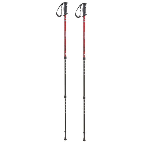 Set bastoni trekking Ferrino 78119IRR GTA Rosso