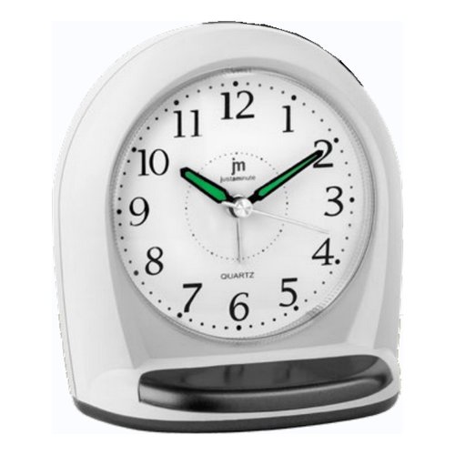 Sveglia Lowell JA7079B JUSTAMINUTE Con Funzione Snooze Bianco