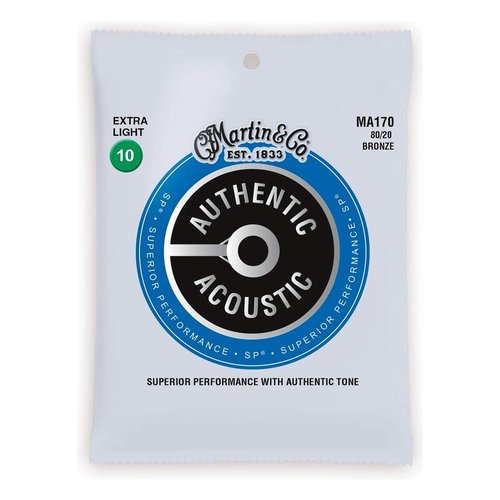 Muta corde chitarra acustica Martin & Co MA170 SUPERIOR PERFOMANCE 80 