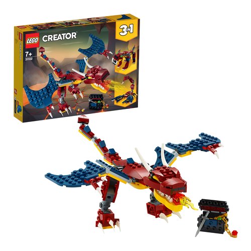 Lego 31102 Drago del Fuoco Creator