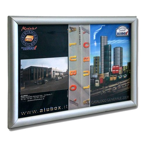 Bacheca Alubox 23SIMPLEX2 AR SIMPLEX A3 Anodizzato argento