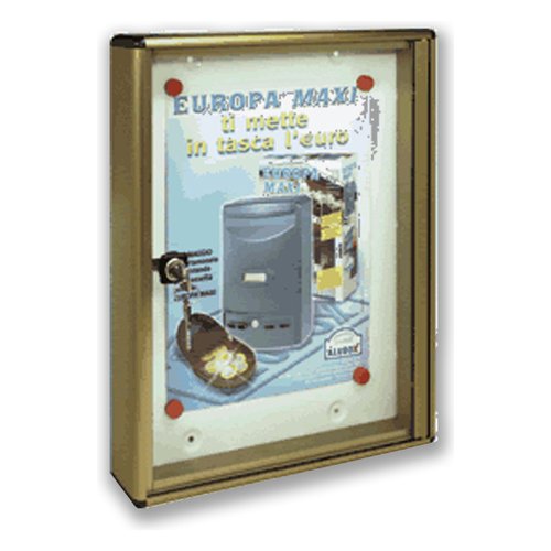 Bacheca Alubox 23BCN01 BR A4 Anodizzato bronzo