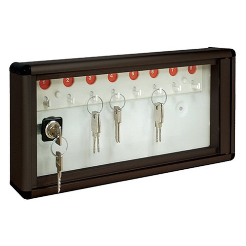 Bacheca chiavi Alubox 23BCN08 VRGH 8 Ganci Grigio ghisa