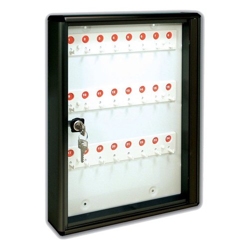 Bacheca chiavi Alubox 23BCN24 VRGH 24 Ganci Grigio ghisa