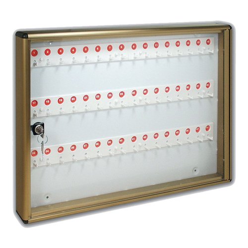 Bacheca chiavi Alubox 23BCN48 BR 48 Ganci Anodizzato bronzo