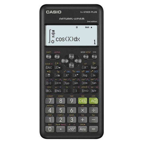 Casio FX-570ES Plus 2 calcolatrice Desktop Calcolatrice scientifica Nero