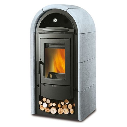 La Nordica Stefany Forno stufa Libera installazione A legna Grigio