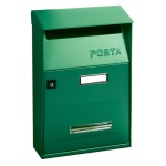 Cassetta posta Alubox 13FTVRVE EFFE Verde