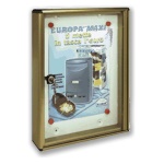 Bacheca avvisi Alubox 23BCN01BR A4 Anodizzato bronzo