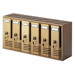 Alubox - Alubox ALUBOX CUBO C6 BLOCCHIERA BRONZO