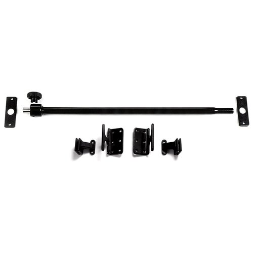 Asta di sicurezza scuri Blindy BS75120 Kit Antiscasso Estensibile Nero