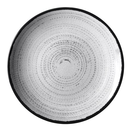 Piatto Brunner 0830027N C7X TIVOLI da dessert Bianco e Grigio