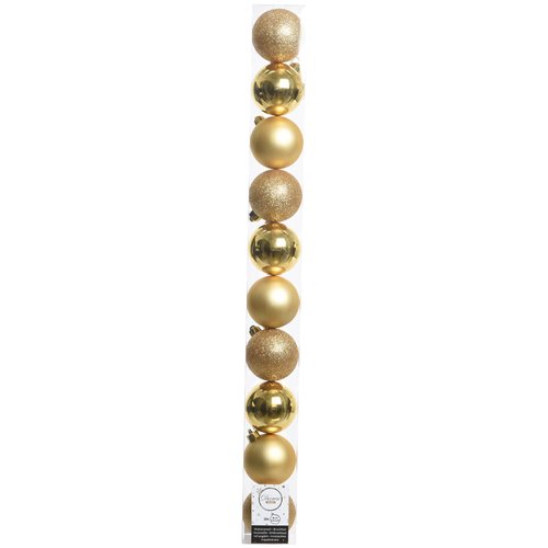 Set palline albero Natale Amicasa 9020170 Gold