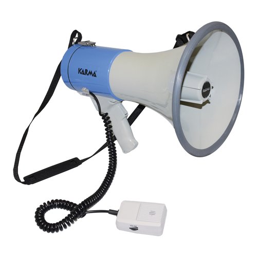 Megafono Karma Gt 1230 25W White e Blue