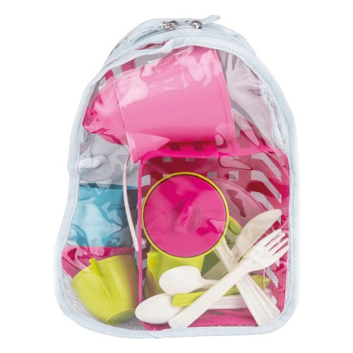 Zainetto pic nic con accessori Playset cucina Androni Giocattoli 2120-1 Zainetto pic nic con accessor