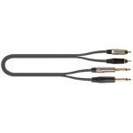 Quiklok - Cavo audio Quiklok 30 02324 JUST 2Rcaj2 2 Black Black