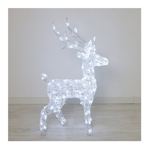 Decoro Lotti 63846 XMAS KING Renna Acrilico Led