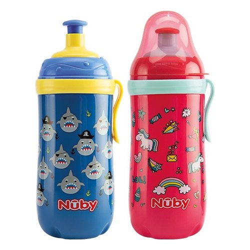 Borraccia Nuby NV0406012 Sipper Pop Up Assortito