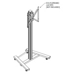 ITB - Supporto monitor pavimento Itb Base mobile per eco flipboard PM5960