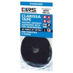 IRS - IRS ZANZARIERA NASTRO CLARISSA NERO MT.5