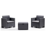 Bica - Set giardino Bica Terrace Nebraska Antracite 9073.4