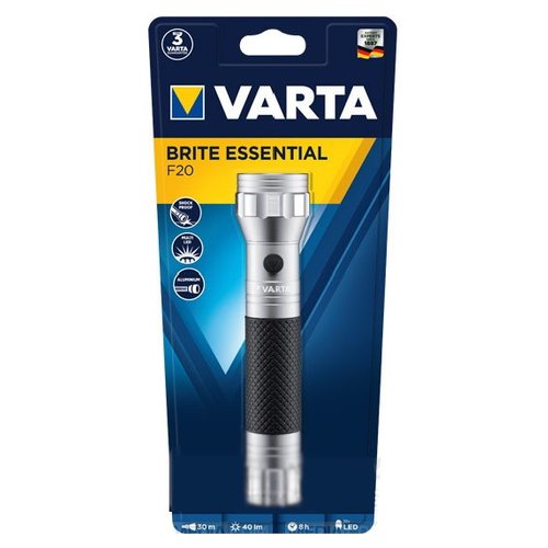 Torcia elettrica multiuso Varta 015618101401 Brite Essential F20 Argen