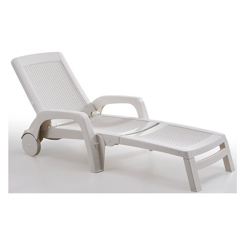Lettino prendisole Bica 178 MIAMI Bianco